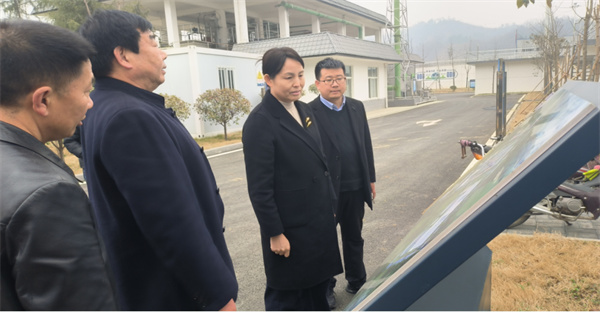 商南縣委副書記、縣長劉華到水環(huán)境公司商南縣污水處理廠調(diào)研.jpg